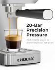 CHULUX 20 Bar Espresso Machine with Milk Frother