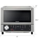 Panasonic FlashXpress 4-Slice Toaster Oven, Stainless Steel