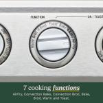 1800 Watt Stainless Steel Air Fryer Oven