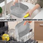 Silicone Air Fryer Liners - 2 Pack, 7.8 Inch