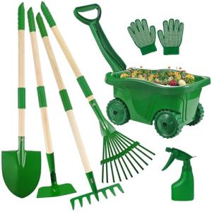 Duckura Kids Gardening Tools Set - 7pc Fun Kit