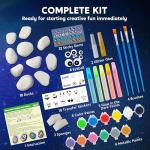 Glow in the Dark Rock Painting Kit for Kids