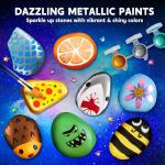 Glow in the Dark Rock Painting Kit for Kids