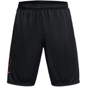 Under Armour Men's Black Tech Graphic Shorts, Large