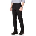 Men's Slim-Fit Flat-Front Dress Pants, Black