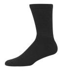 Hanes Men's Double Tough Crew Socks, Black