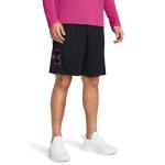 Under Armour Men's Black Tech Graphic Shorts, Large