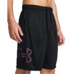 Under Armour Men's Black Tech Graphic Shorts, Large