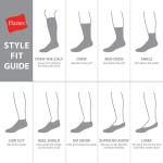Hanes Men's Double Tough Crew Socks, Black