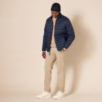 Men's Lightweight Water-Resistant Puffer Jacket - Navy