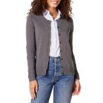 Women's Lightweight Crewneck Cardigan Sweater, Charcoal