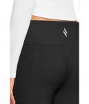 Skechers Go Walk Rib Capri Pants, Bold Black