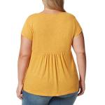 Gloria Vanderbilt Women's Summer Short Sleeve Top - Yellow
