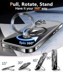 Upholyee 360° Rotating CD Stand with Privacy Case