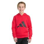 adidas Boys' Long Sleeve Big Logo Fleece Hoodie