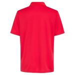 adidas Boys' 3-Stripe Polo Shirt, Pure Ruby