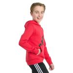 adidas Boys' Long Sleeve Big Logo Fleece Hoodie