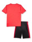 adidas Boys' Red Tee and Shorts Outfit Set