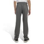 adidas Boys' Grey Tapered Trainer Pant, Large Plus