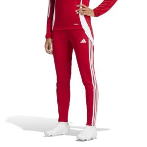 adidas Women's Tiro 24 Training Pants, Red/White