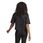 adidas Women's Big Logo Boyfriend T-Shirt, Black/White