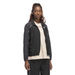 adidas Women's Black Woven Basketball Jacket, Large