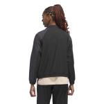 adidas Women's Black Woven Basketball Jacket, Large