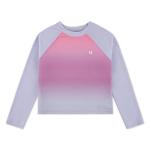 Hurley Girl's Long Sleeve Rash Guard - China Rose