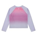 Hurley Girl's Long Sleeve Rash Guard - China Rose