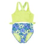 Hurley Girls' Melon Tint Cut Out Swimsuit