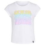 Adidas Girls' Cap Sleeve Graphic Tee, 2T