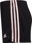 adidas Girls' Athletic Shorts Black/Pink X-Large