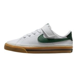 Nike Kids Court Legacy Sneakers, White/Fir/Gum