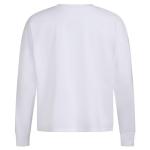 adidas Girls' Long Sleeve Crew Tee - White