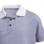 Adidas Girls' Striped Polo Shirt - Collegiate Navy