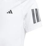 adidas Girls Club Tennis T-Shirt - White, Medium