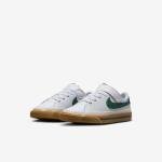 Nike Kids Court Legacy Sneakers, White/Fir/Gum