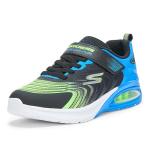 SKECHERS Kids Microspec Max Sneakers, Black/Blue/Lime