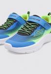 Skechers Kids Microspec Advance Sneakers, Blue/Lime