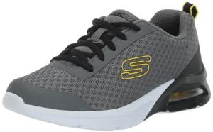 Skechers Kids Microspec Max Volace Sneakers, Charcoal