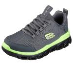 Skechers Boys Microspec Max Black Blue Lime
