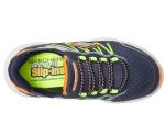 Skechers Boys' Turbo Tread Sneakers, Navy/Orange