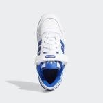 adidas Originals Forum Low Kids Sneakers, White/Royal Blue