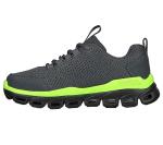 Skechers Boys Microspec Max Black Blue Lime