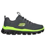 Skechers Boys Microspec Max Black Blue Lime