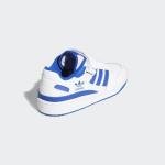 adidas Originals Forum Low Kids Sneakers, White/Royal Blue