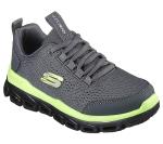 Skechers Boys Microspec Max Black Blue Lime