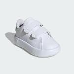 adidas Baby Advantage Sneakers, White/Green, Size 10K