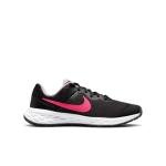 Nike Revolution 6 Kids' Gymnastics Shoes, Black Pink