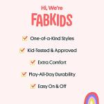 FabKids Girls Light-Up Glitter Heart Sneakers